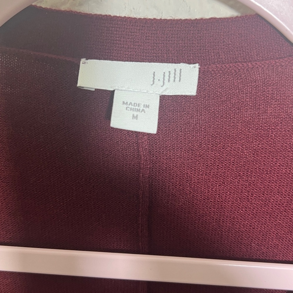 J.Jill wool blend below the hip button down cardigan M fall winter - Picture 3 of 10